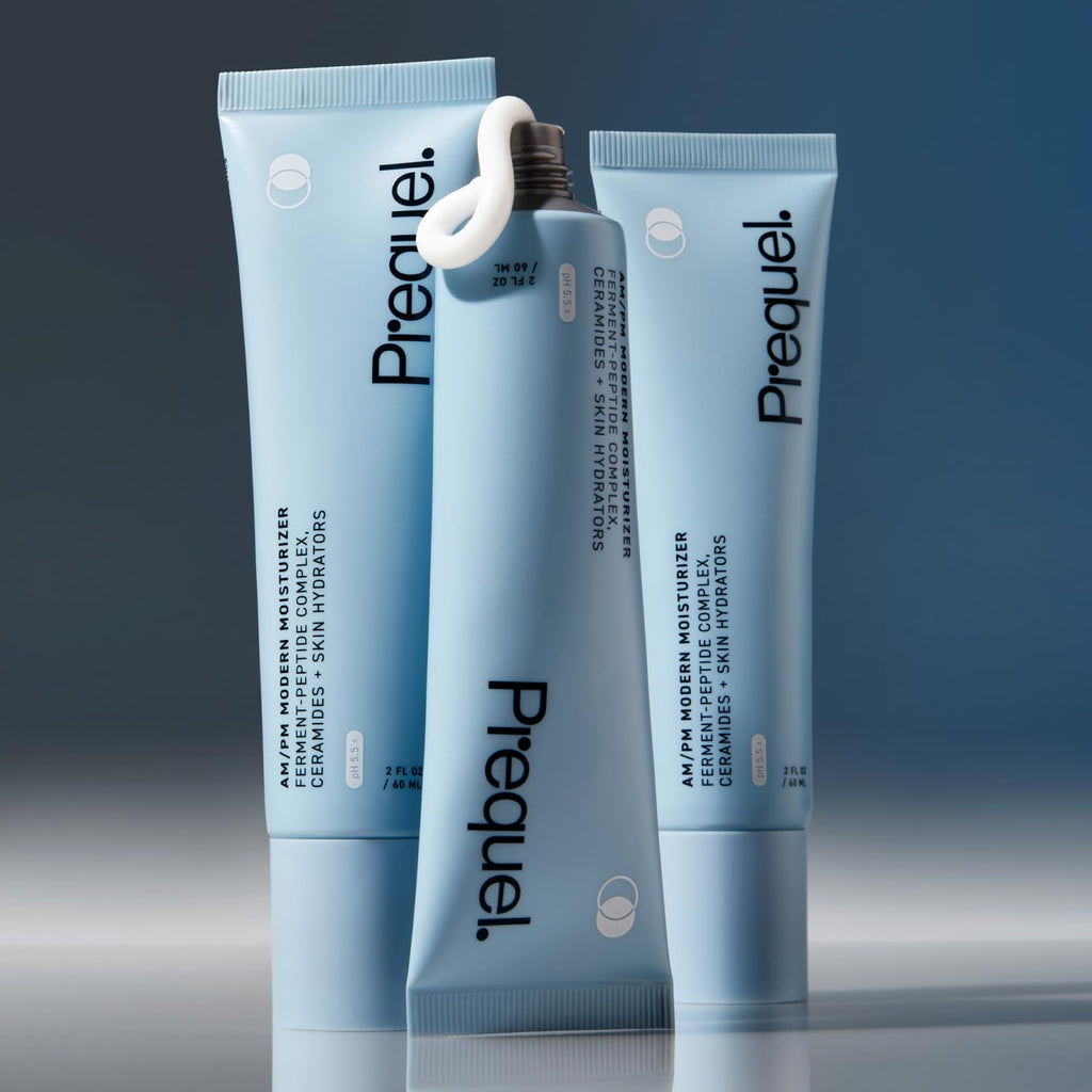 Prequel Skin AM/PM Modern Moisturizer – Hydrating Face Cream with Peptides, Ceramides & Glycerin for Dry, Sensitive, or Combination Skin – Non-Greasy Moisturizer for Barrier Support