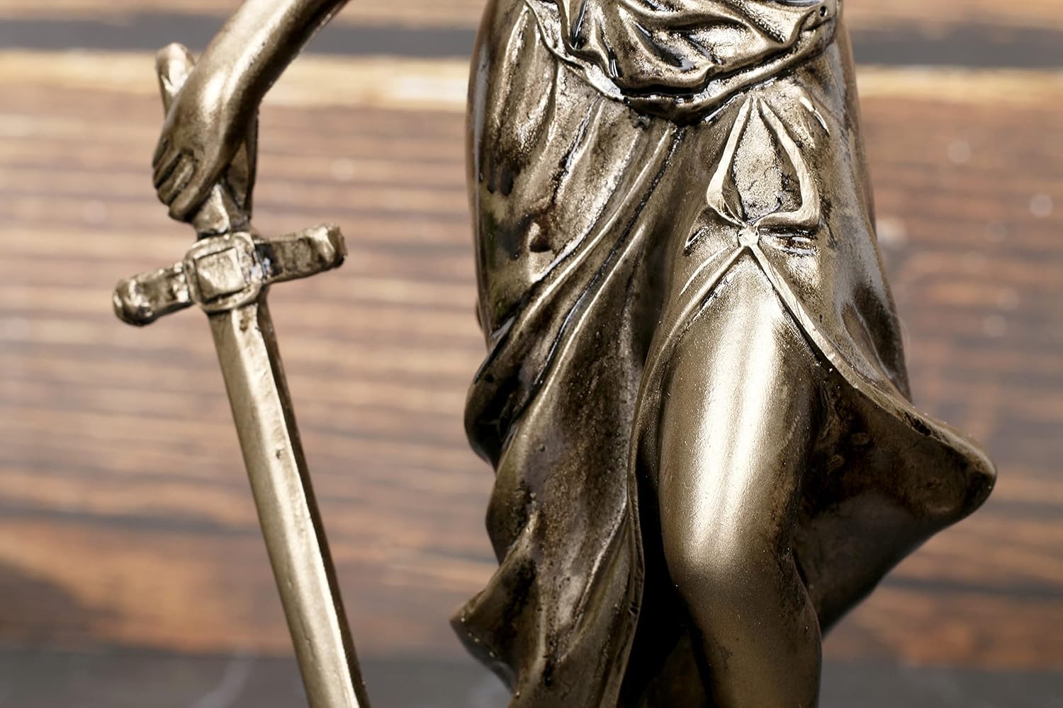 Lady of Justice Statue Lady Justice Statue Blind Goddess of Justice Sculpture 12inch Greek Roman Angel Scales of Justice Blind Statues for Home Decor Office Bookshelf Desk Bookcase 1